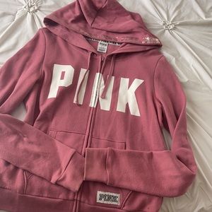 Victoria’s Secret Pink Full Zip Sweater